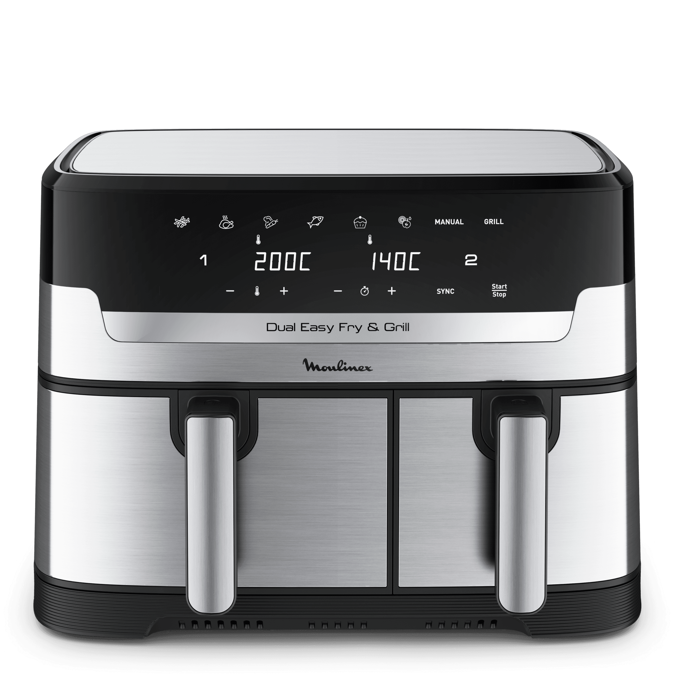 Moulinex Dual Easy Fry & Grill EZ905D20